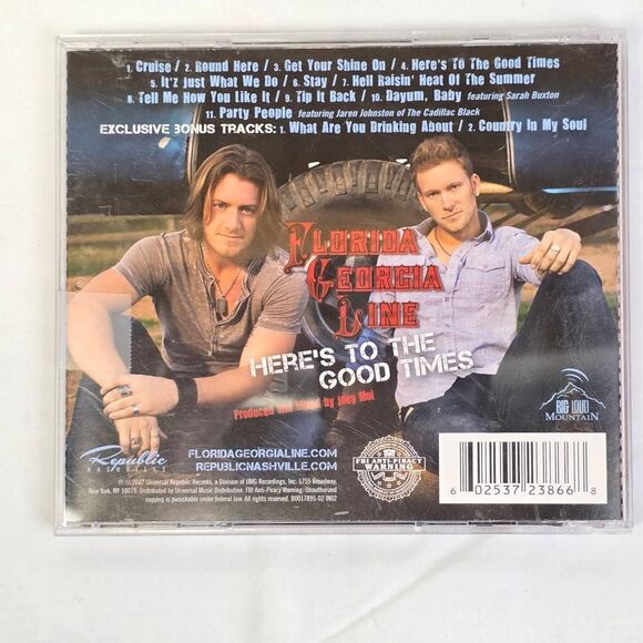 Florida Georgia Line Here’s To The Good Times CD - Picture 4 of 4